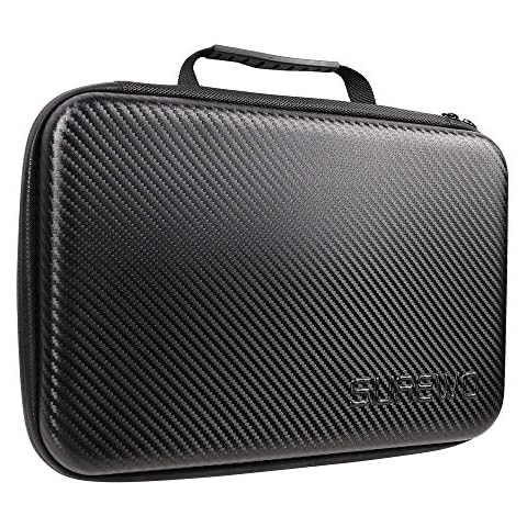 SUREWO Surface-Waterproof Carrying Case Compatible with GoPro Hero 10/9/8/7/(2018)/6/5 Black,AKASO/Campark/YI Action Camera and More(Large) Cover