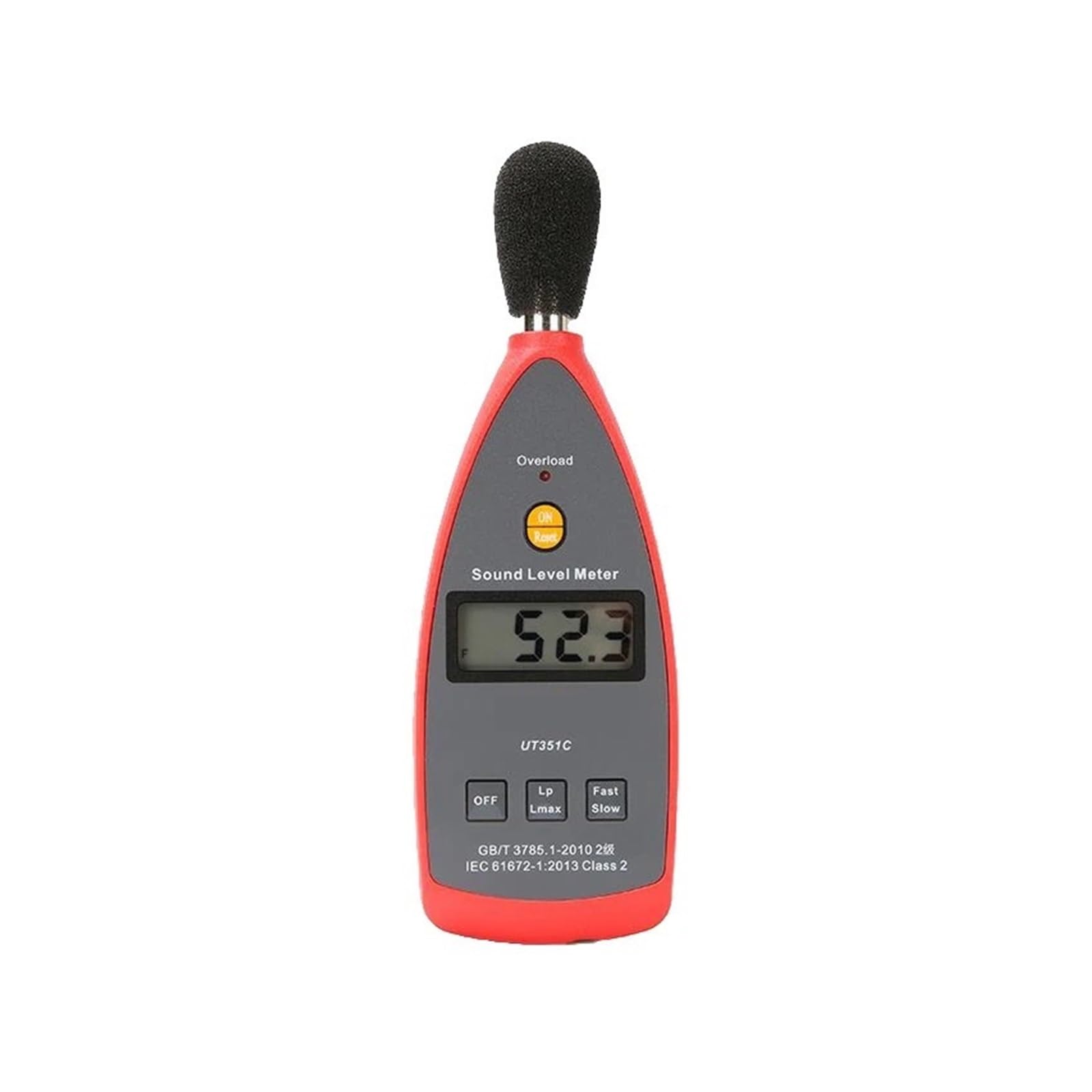 Sound Level Meter, UT351C 40dBA~1h30dBA Noise Meter Digital Sound Level Measurement Volume Decibel Test Detector