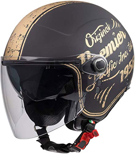 Premier Helm Rocker Visor OR 19 BM,SCHWARZ/Gold,XL