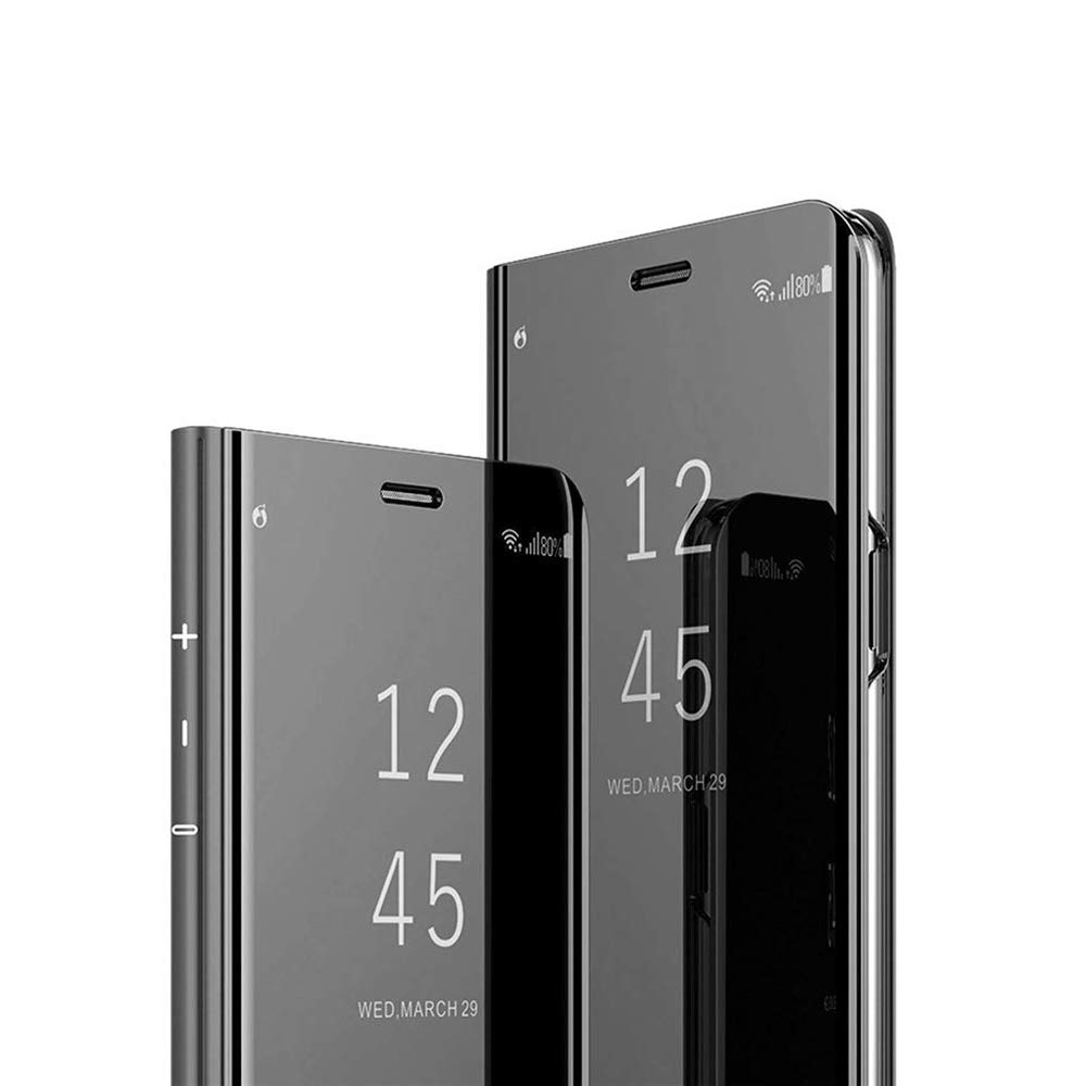 LEMAXELERS Custodia Per Huawei Mate 20 Pro Con Placcatura A Specchio E Cavalletto – Incluso Pennino