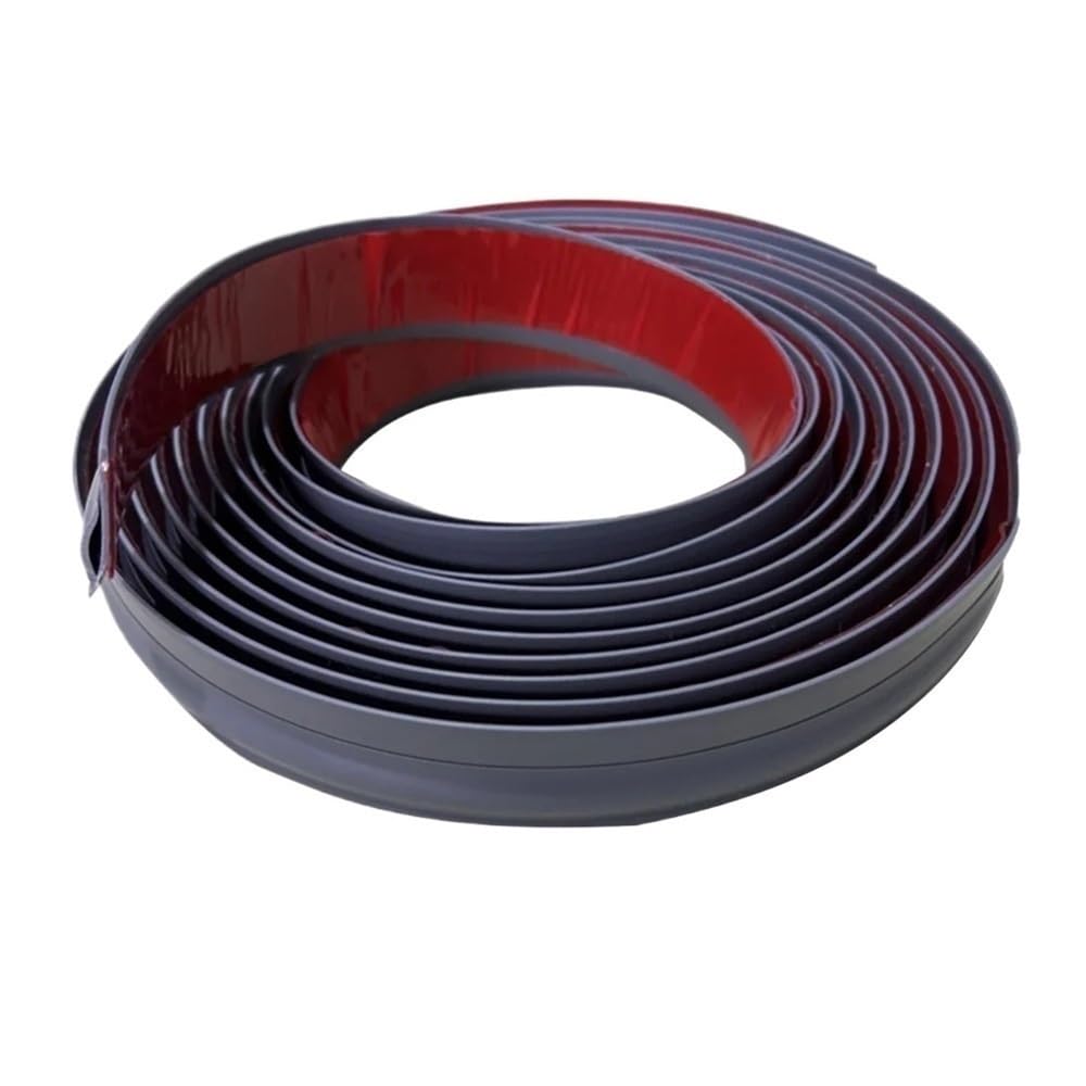 Loacea Floor Threshold Strip 3Meters Adhesive Dark Gray Carpet Edge Strip, TPE Water-Resistance Width 3cm Seamless Transition Trim