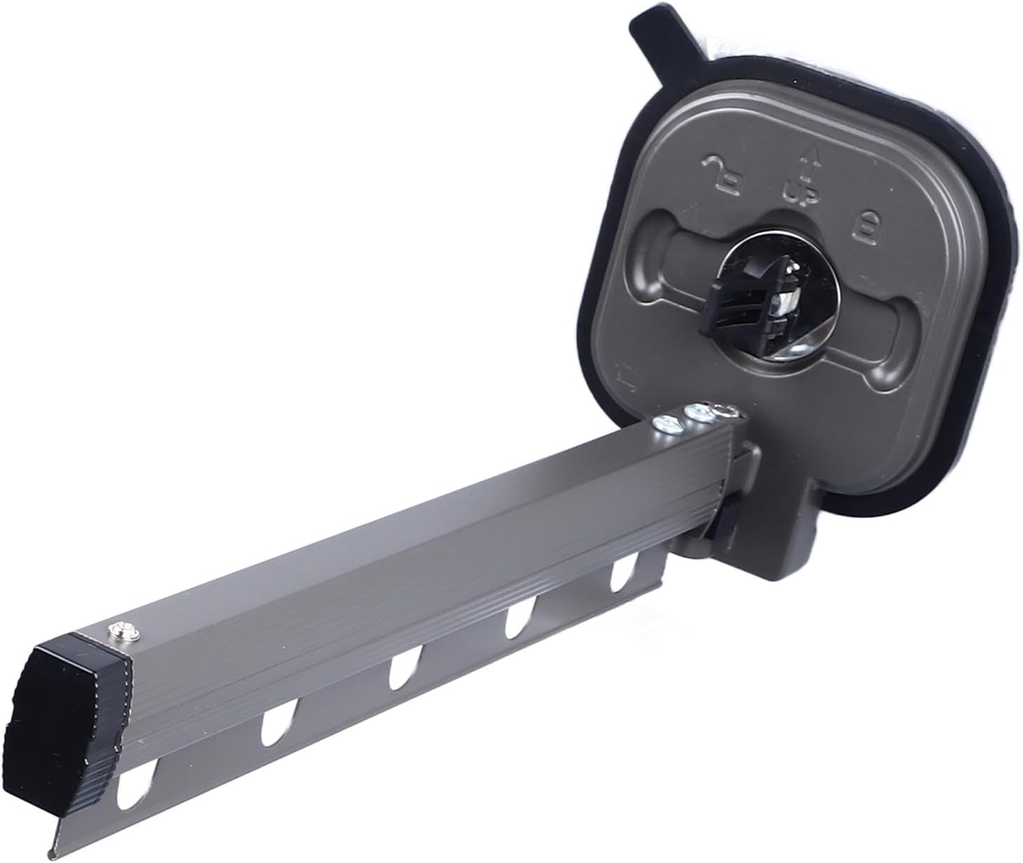 Wall Mounted Clothes Drying Rack, Retractable Laundry Drying Rack, Space Saving Collapsible Clothes Rack with Suction Cups for Balcony Bathroom Tile Glass (1 Fold Grey)