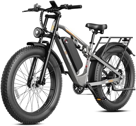 Jasion EB5 Ultra Electric Bike for Adults, Peak 2500W Ebike with ...