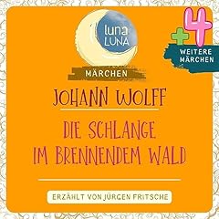 Couverture de Die Schlange im brennenden Wald plus vier weitere M&auml;rchen