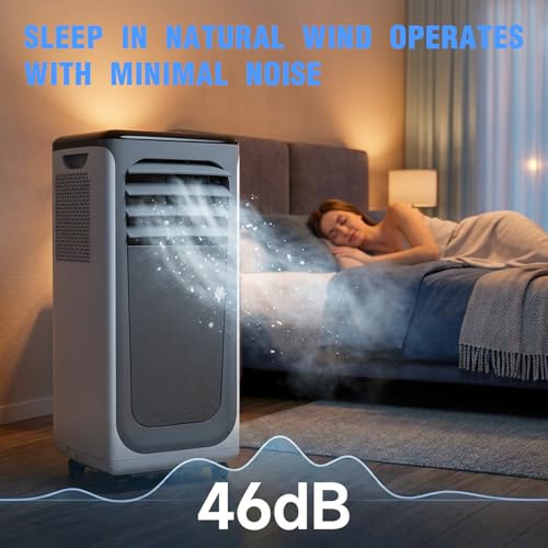 Image of 16000 BTU Portable Air Conditioner, 3-in-1 AC Unit with Cool /Dehumidify /Fan, Quiet Bedroom AC with Remote & WiFi Control, Cools Up to 750 Sq.Ft, Easy-Roll Portable Window AC Alternative
