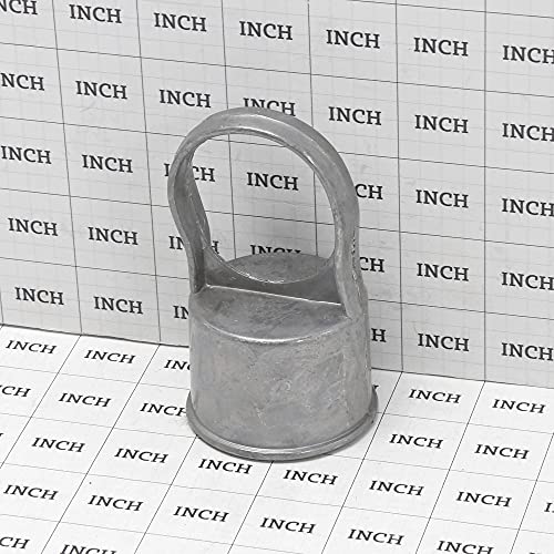 Plum Fittings Chain Link Fence Loop Caps | Eye Top Rail Cap | 2\" (1 7/8\" OD) x 1 5/8\" Pack of 10 - Thumbnail 6