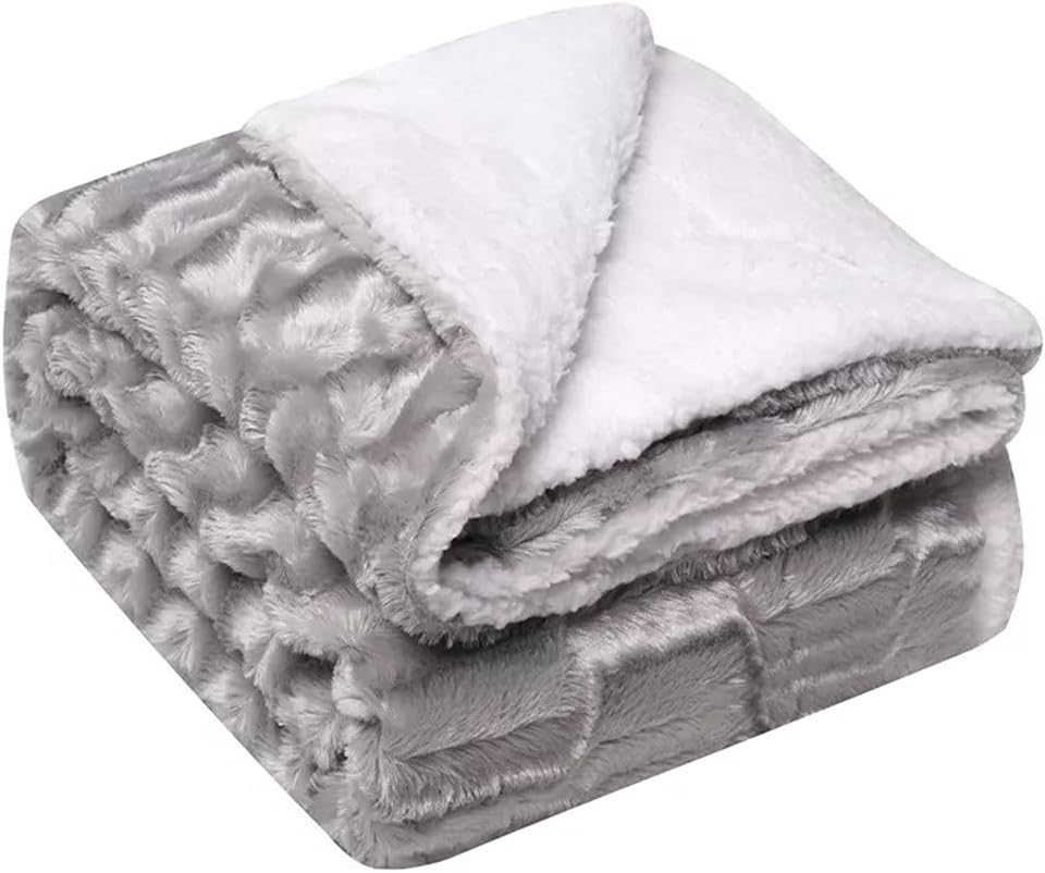 HBJWOV Coral Velvet Toddler Child Recliner Divan Blankets Bedspread Hotel Restaurant Plaids Warm Four Seasons Cover Blanket(D,152x127cm)