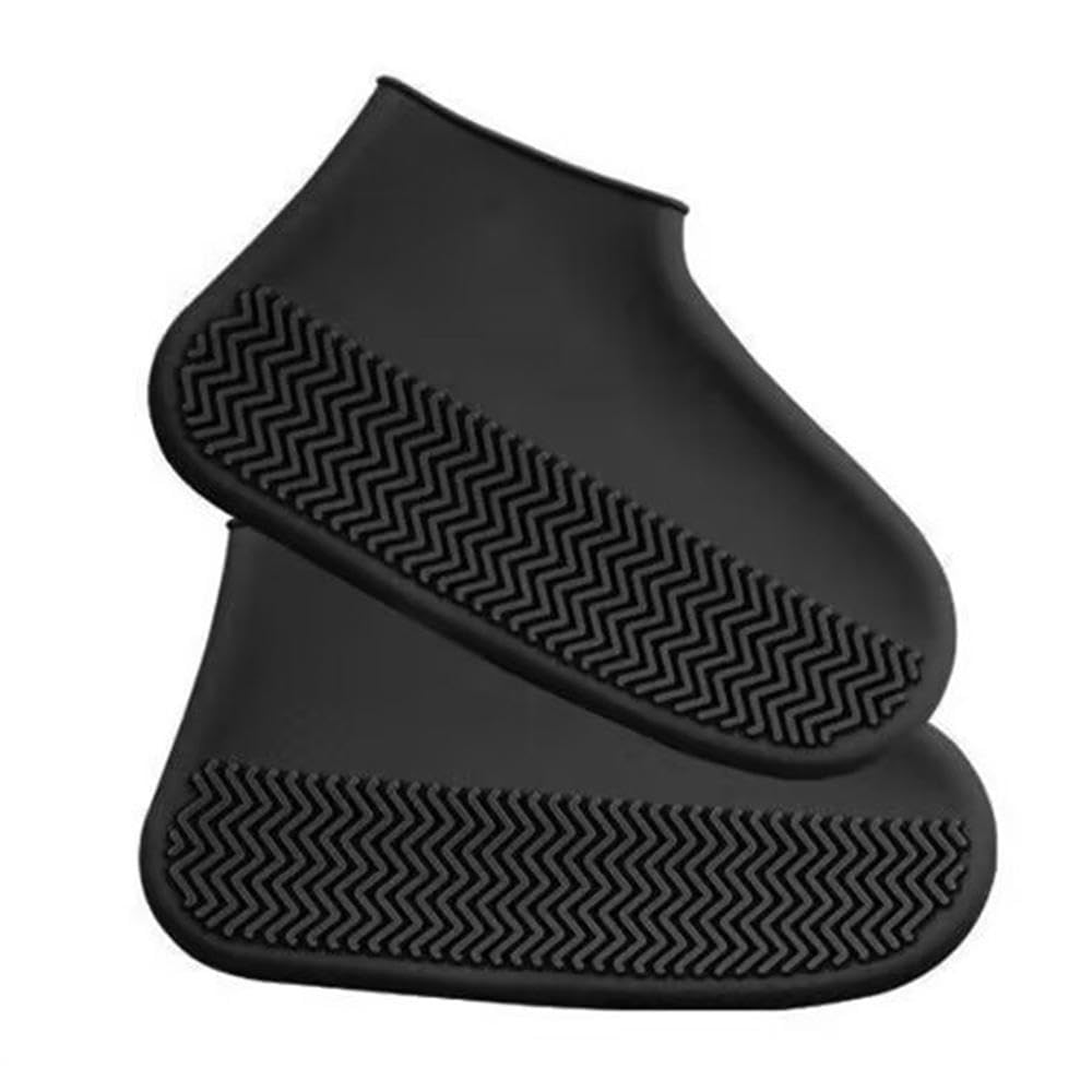 QILTON 防雨靴カバー 防水靴カバー オーバーシューズ シリコンゴムカバー 靴サイクリング アウトドア レインプロテクター