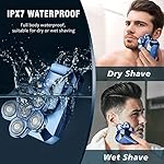 LNKERCO Head Shavers for Bald Men, 5-in-1 Grooming Head Shaver Kit with Fast Charger, Electric Razor for Men Bald Head…