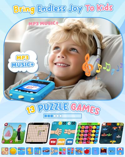 Image of KOKODI Kids Smart Phone, Touchscreen HD Dual Camera Cell Phone for Kids, Christmas Birthday Gifts Dinosaur Child Play Phone for Boys 3-10, Travel Toy Preschool Learning Education Toy