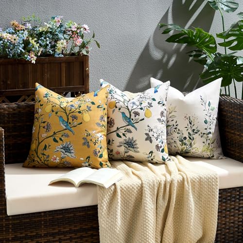 Coussins Extérieurs 40x40 Botanique Lot de 2 ETOLISHOP