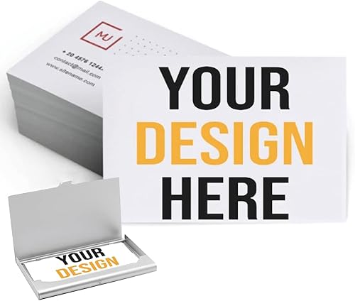 Tarjetas de visita personalizadas con tu logotipo. Tarjetas de visita personalizadas para añadir foto, textologotipo, imprime tus propias tarjetas