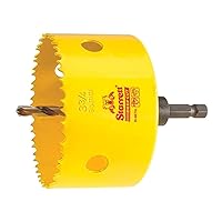 Vista 30 de Starrett HSS BI-Metal, Sierra perforadora de corte profundo con eje, 3/4 pulg - 19 mm diámetro