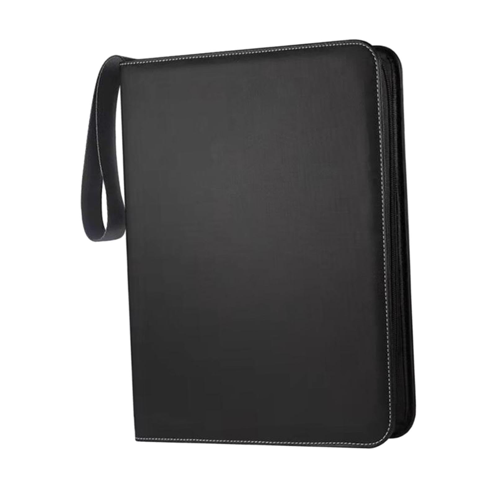Sharplace Carpeta de 9 Bolsillos para Tarjetas Coleccionables, Carpeta de Colección de Tarjetas de Béisbol con 900 Bolsillos, Libro de Tarjetas Deportivas, Negro un