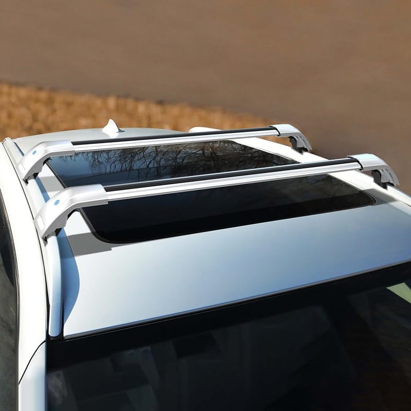 Set of 2 silver MotorFansClub such luggage rack