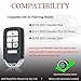 MechanMagic Key Fob Remote Replacement Fits for Honda Civic 2018-2021/CR-V 2017-2022/Pilot 2016-2021 KR5V2X(V44) Smart Proximity Keyless Entry Remote Control 47 Chip 72147-TG7-A11 72147-TLA-A01/A02