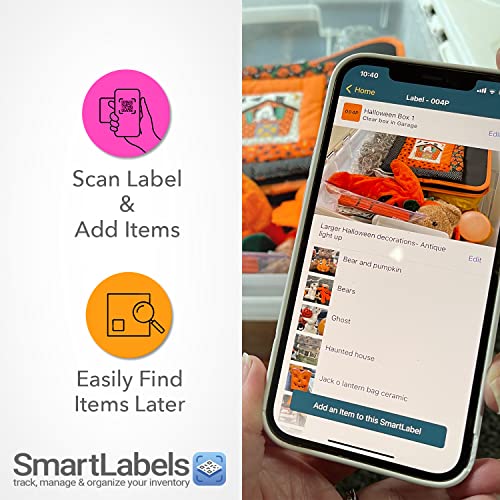 Qr Code Smart Labels | Color Coded Scannable Stickers For Storage Bins, Moving Containers & Organization | Pack And Track Inventory On Ios & Android App | Pack Of 48 (Modern) #TOP7