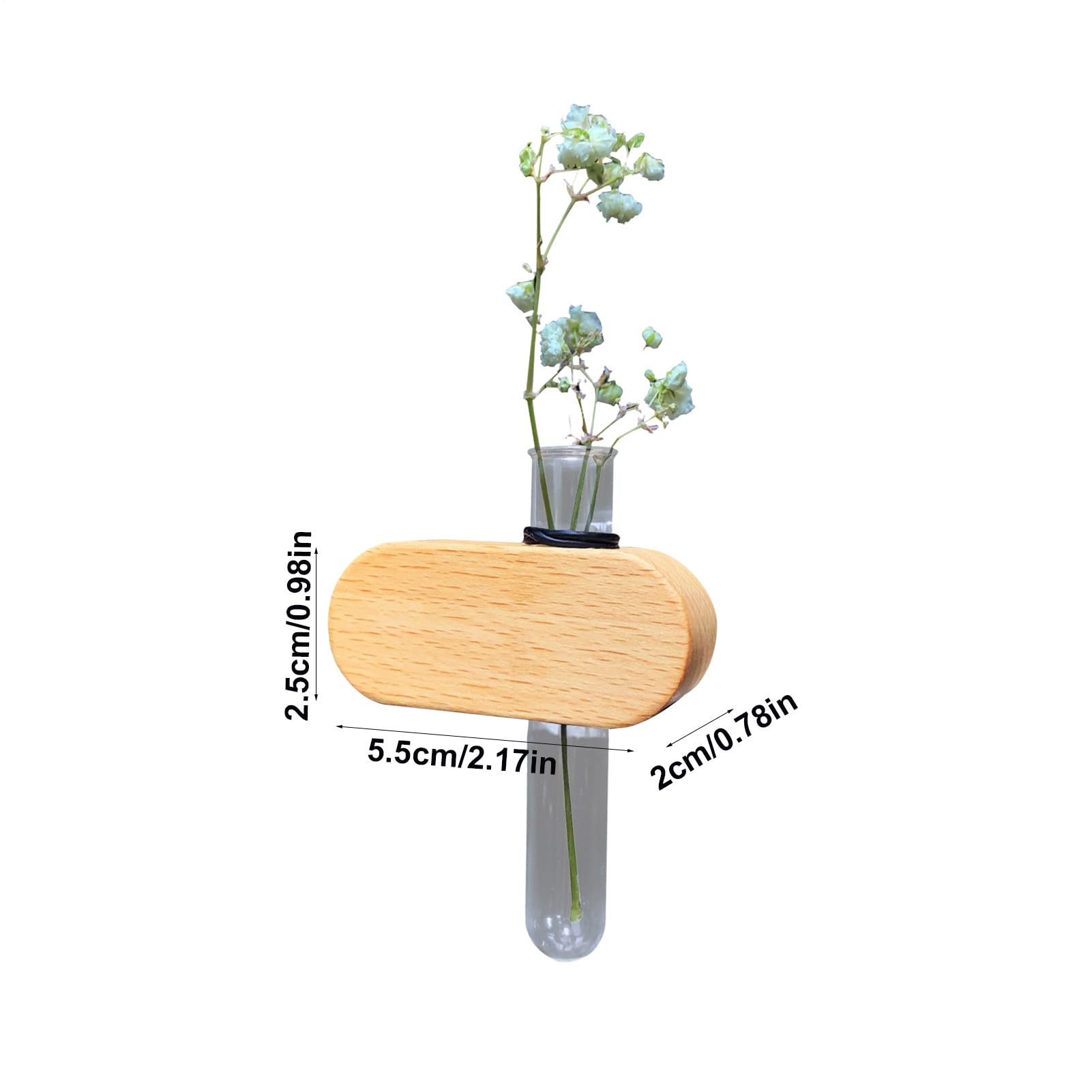 Portavaso da Propagazione per Bocchette Auto Portavaso per Auto | Decorazioni in Legno Profumato Idroponico Diffusore di Aromi per Casa Camper