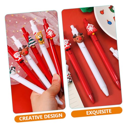 Set de 12 bolígrafos de gel para Navidad Magiclulu miniatura 3