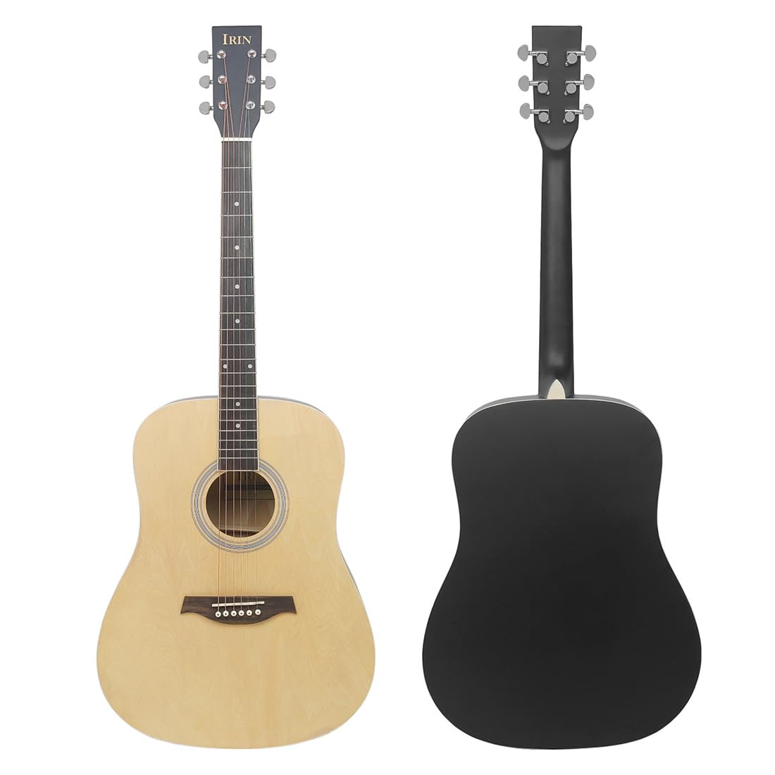 Gitara akustyczna, gitara 104 cm, gitara ludowa, gitara dla dorosłych, dla początkujących, zaokrąglona, ludowa gitara akustyczna, instrument oskubany, instrument gitarowy, gitara akustyczna, gitara