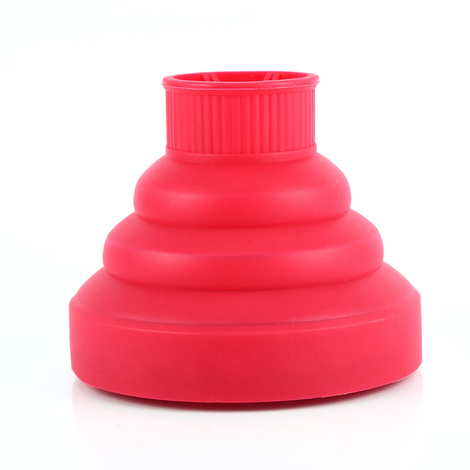 Hair Dryer Diffuser Attachment, Collapsible Silicone Hair Dryer Diffuser, Hair Color Care Folding Hairdryer Diffuser for Most Hair Dryer Blowers Makeup Styling