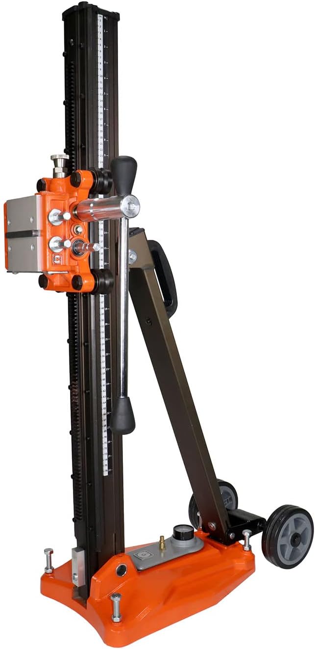 CAYKENAluminum Diamond Core Drill Rig Stand with Vacuum Plate and Wheels