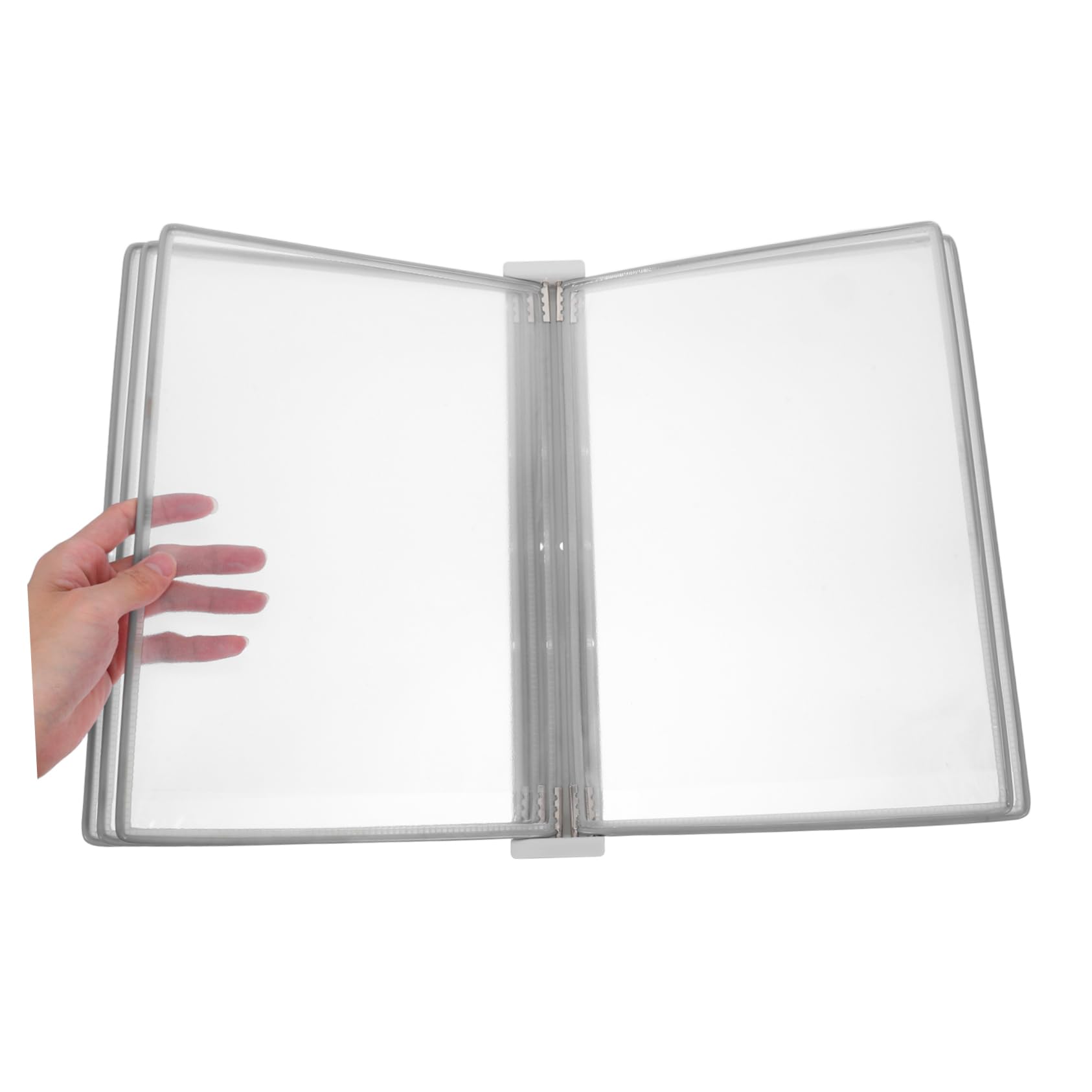 Veemoon Organisateur Mural de Fichiers Pages à Bascule Support Mural Multi Couches et PVC Rangement Bureau et Salle de Classe Robuste et Pratique