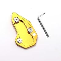 FRTRGVUVXP Béquille Latérale Moto Convient pour B&MW R1250RS R1250R LC R1200RS R1200R 2015-2024 Béquille Latérale Moto Base Pied Plaque D'extension Support Tampon(Or FRTRGVUVXP Béquille Latérale Moto Convient pour B&MW R1250RS R1250R LC R1200RS R1200R 2015-2024 Béquille Latérale Moto Base Pied Plaque D'extension Support Tampon(Or