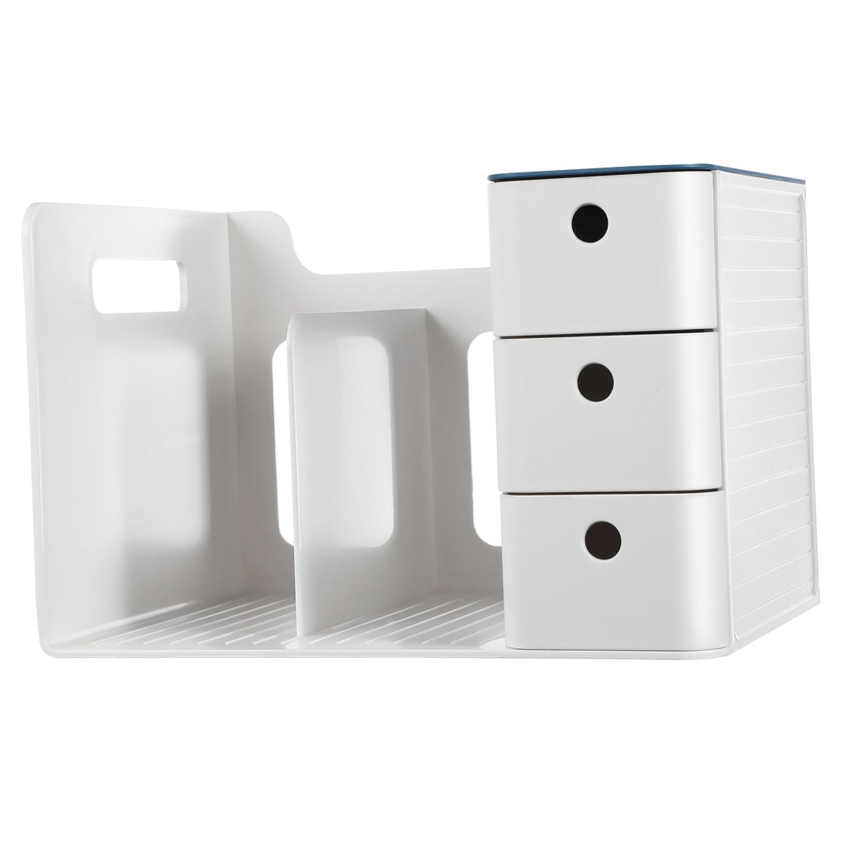 Organizer Per Plastica Scatola Multifunzione Per Cancelleria e Piccoli Oggetti Design Salva Spazio Cassetto Facile Da Accedere Per Scrivania e Toeletta