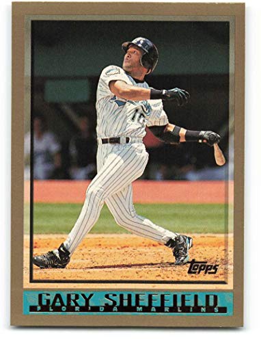 1998 Topps #166 Gary Sheffield NM-MT Florida Marlins Baseball