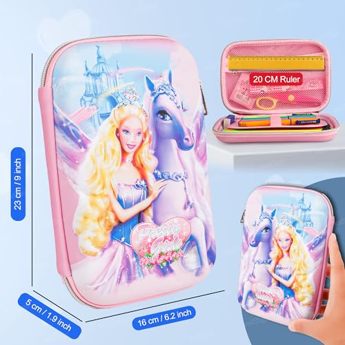 Image of Zest 4 Toyz Pencil Case for Kids Large Capacity Cartoon Themed Pencil Box Case for Girls & Boys-Baby Pink