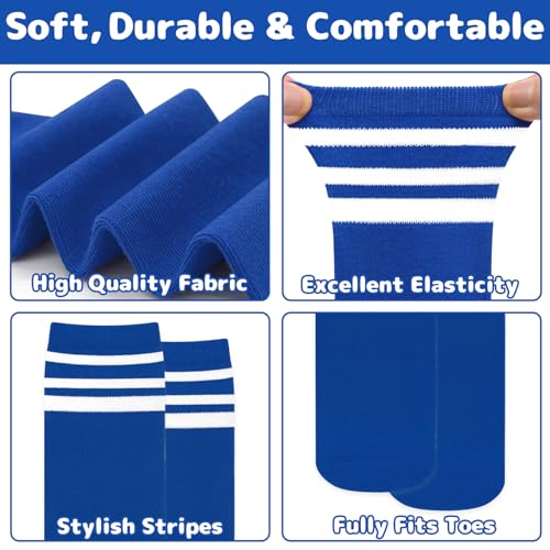 Image of Olreco 1 Pack Toddler Kids Youth Soccer Socks Girls Boys Baseball Socks Youth Knee High Softball Football Accessories Cotton