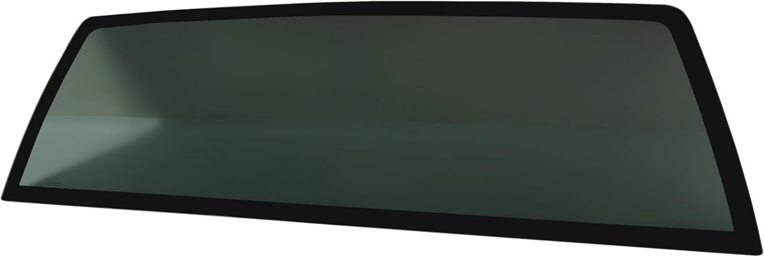 Stationary Rear Window Back Glass Compatible with 1999-2006 Chevy Chevrolet Silverado & 2007 Silverado Classic 1500 2500 3500, Privacy Replacement Non-Heated Tempered Glass