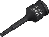 Vista 9 de uxcell T20 Impact Torx Bit Socket, 3/8" Square Drive 2.362 in Longitud CR-MO Tamaños métricos