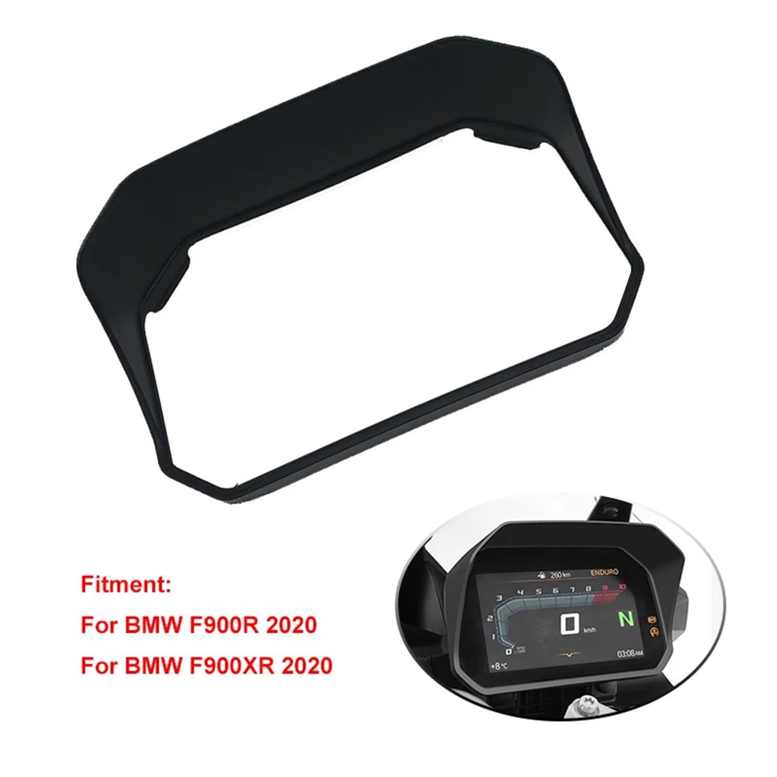 For BMW, F900R F900XR F 900 RF 900 XR 900R 2020, visiera parasole moto tachimetro contagiri copertura display scudo accessori Copertura per telaio strumento moto