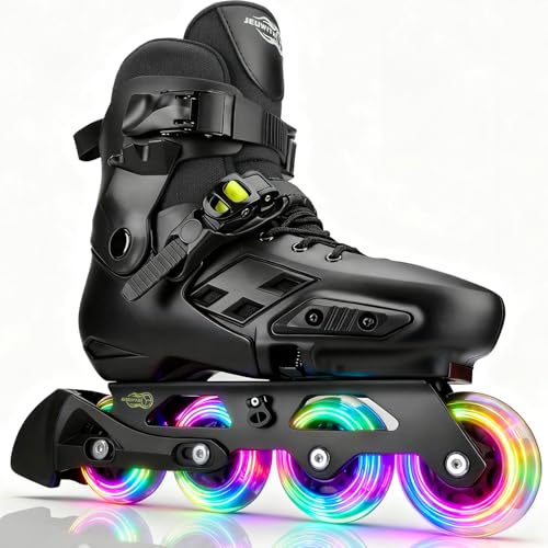 JEUWITH Inline Skates for Kids Girls Boys with Light-Up...