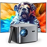 [Auto Focus/Keystone] Groview 4K Projector with WiFi and Bluetooth, 1000 ANSI Movie Projector for Outdoor Use, Proyector with 50-100% Zoom, Compatible with iOS/Android/HDMI/TV Stick