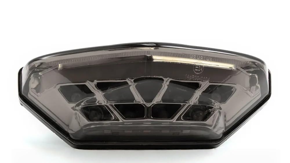 Petit feu arrière de moto compact avec stop haute visibilité