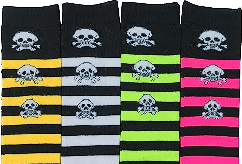 Image of ToBeInStyle Women's Colorful Patterned Design Knee High Socks