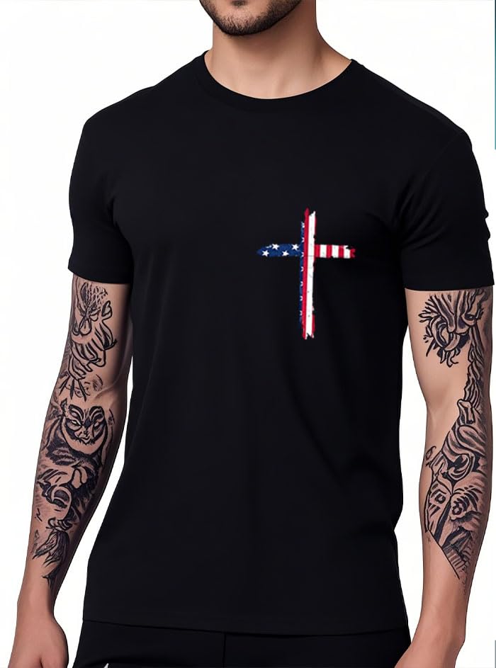 Stand for The Flag Kneel for The Cross Shirt, Stand for The Flag Kneel for The Cross Shirts Women Man2