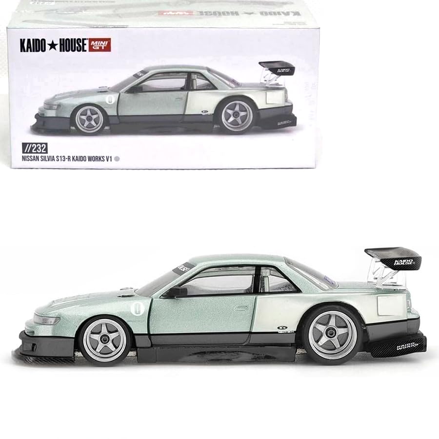 Diecast Model Car Compatible with Nissan Silvia S13-R KAIDO Works