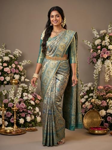 MIMOSA kanjivaram silk saree in art silk – image 2