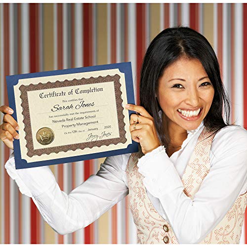 Great Papers! Certificate Of Completion, Pre-Printed, Gold Foil, Embossed, 8.5" X 11", 6 Count (930400) #TOP1
