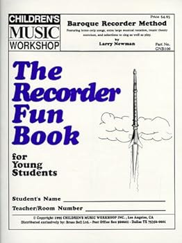 Paperback The Recorder Fun Book: Recorder Method Book