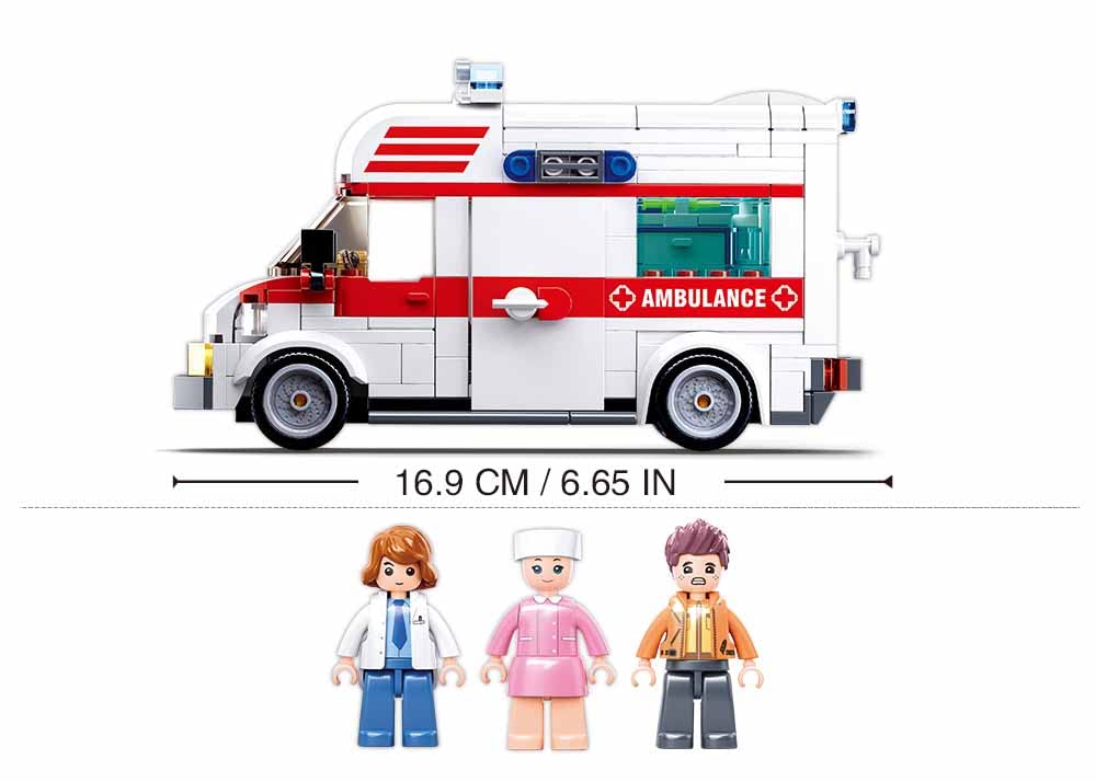 SLUBAN M38-B1065 Town Ambulance 328pcs