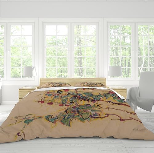 Housse de couette Egon Schiele durable et résistante avec fermeture éclair - 4