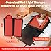 Xefinic Full Body Red Light Therapy Mat with 3207 LEDs, 3-in-1 660nm & 850nm TPU Infrared Light Blanket, 74.8