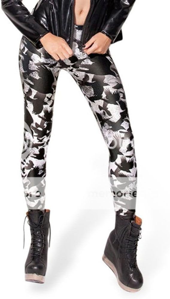 Sister Amy® Women's Digital Pattern Printed Ankle Elastic Tights Legging - Image 2