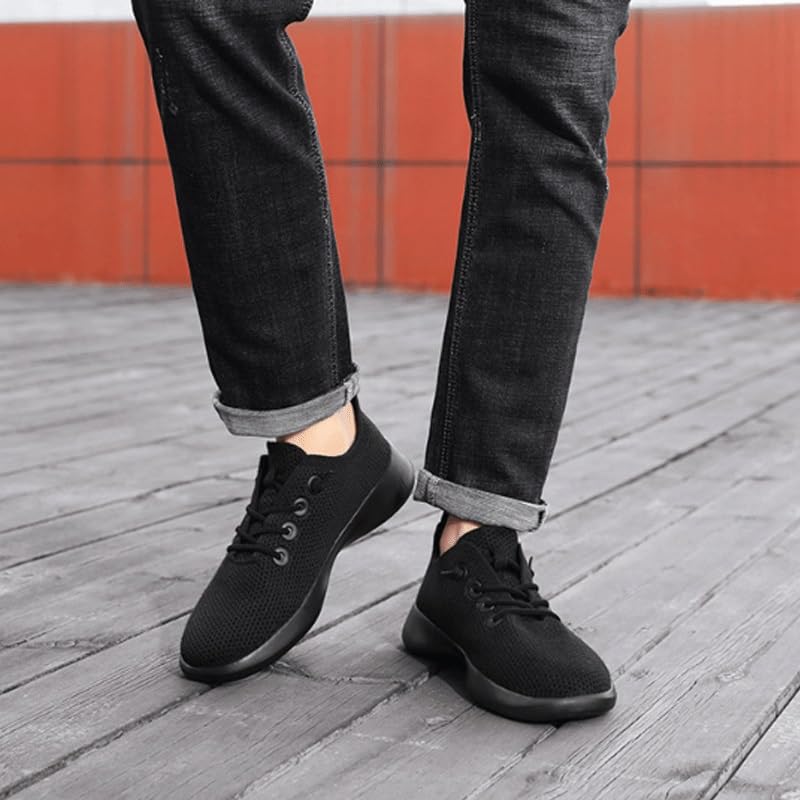 Mens Hands Free Slip On Casual Dress Sneakers Mesh Oxfords Comfortable Lightweight Business Breathable Walking Shoes2