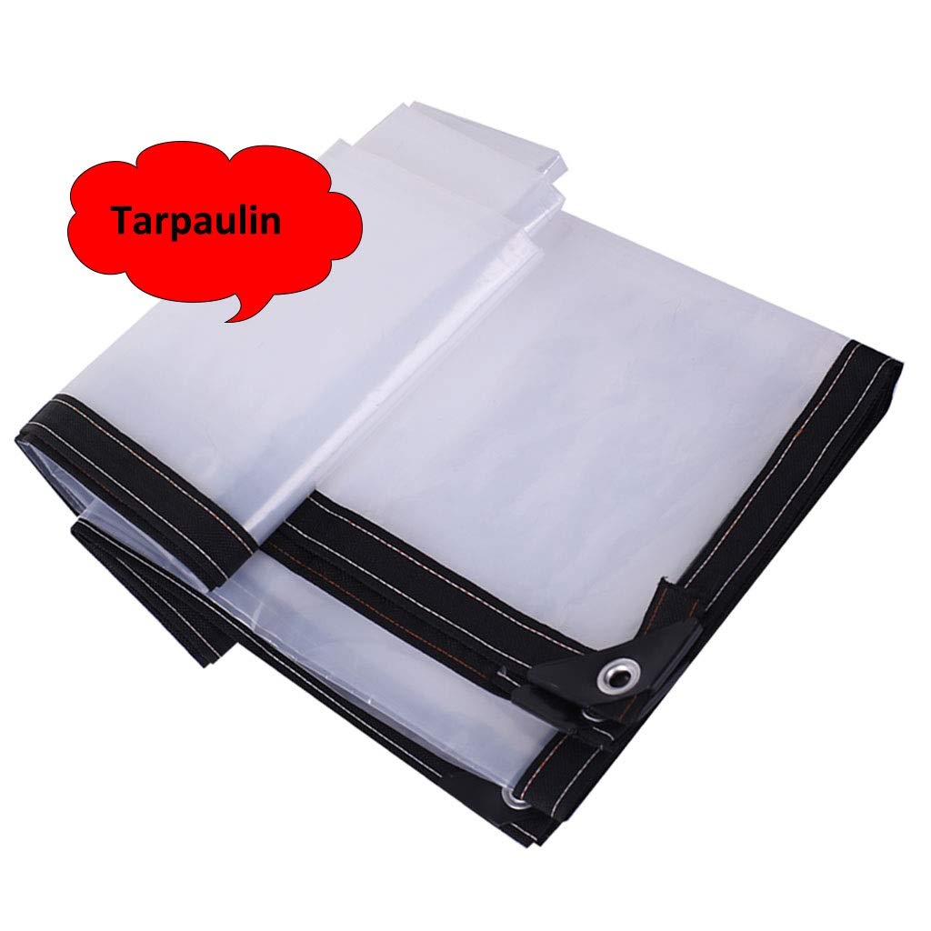 Imperméable transparent bâche épaisse de protection solaire OKUOKA pour balcon 3x6m